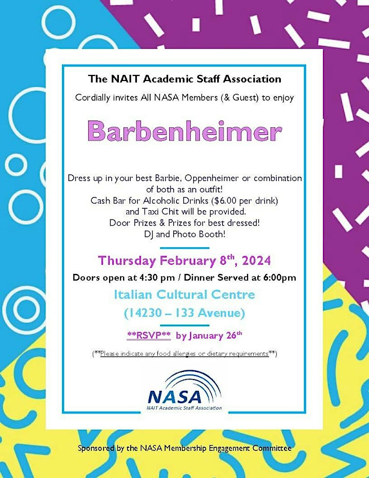 NASA MidWinter Frolic NAIT Academic Staff Association